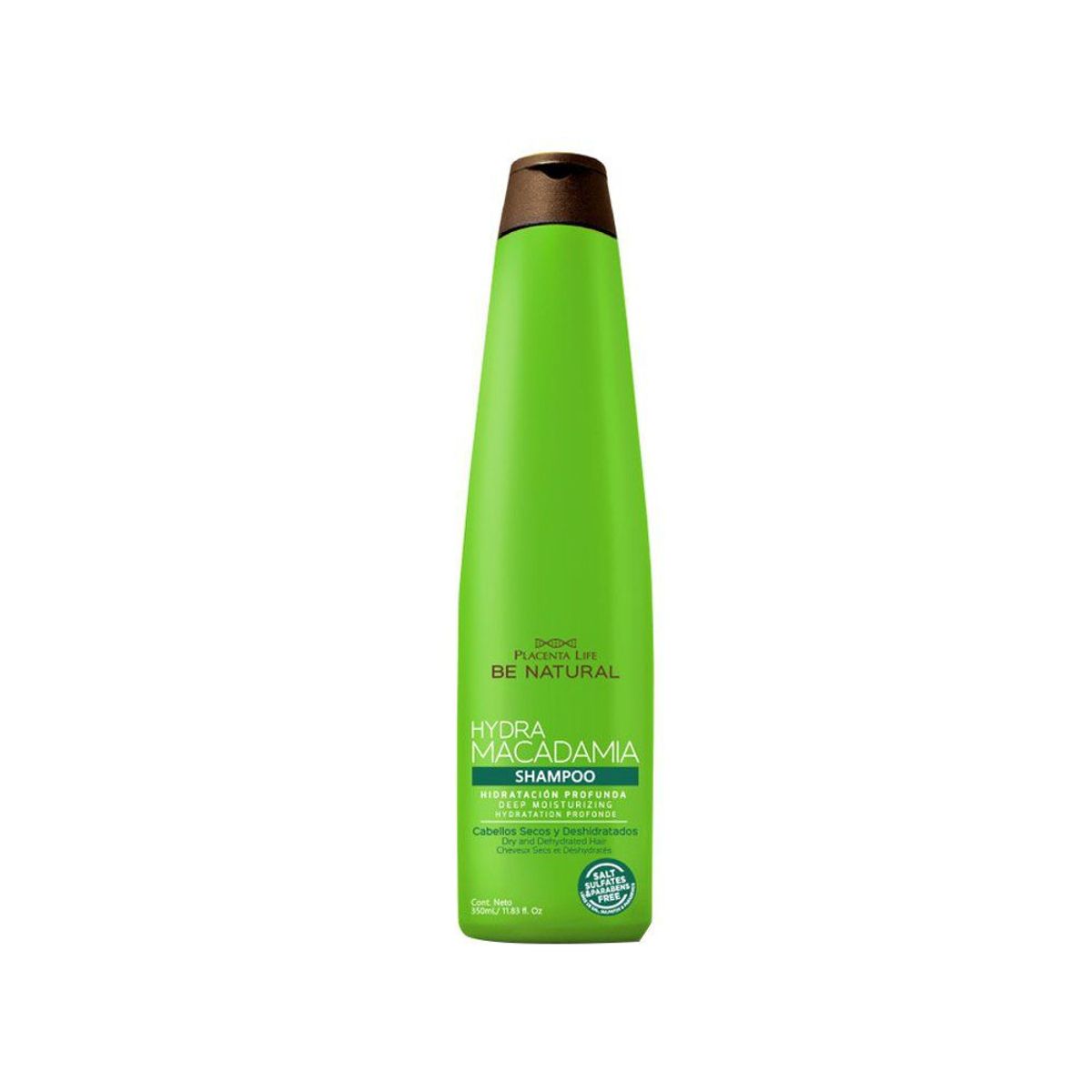 BE NATURAL - Shampoo Be Natural Hydra Macadamia Botella 350 mL