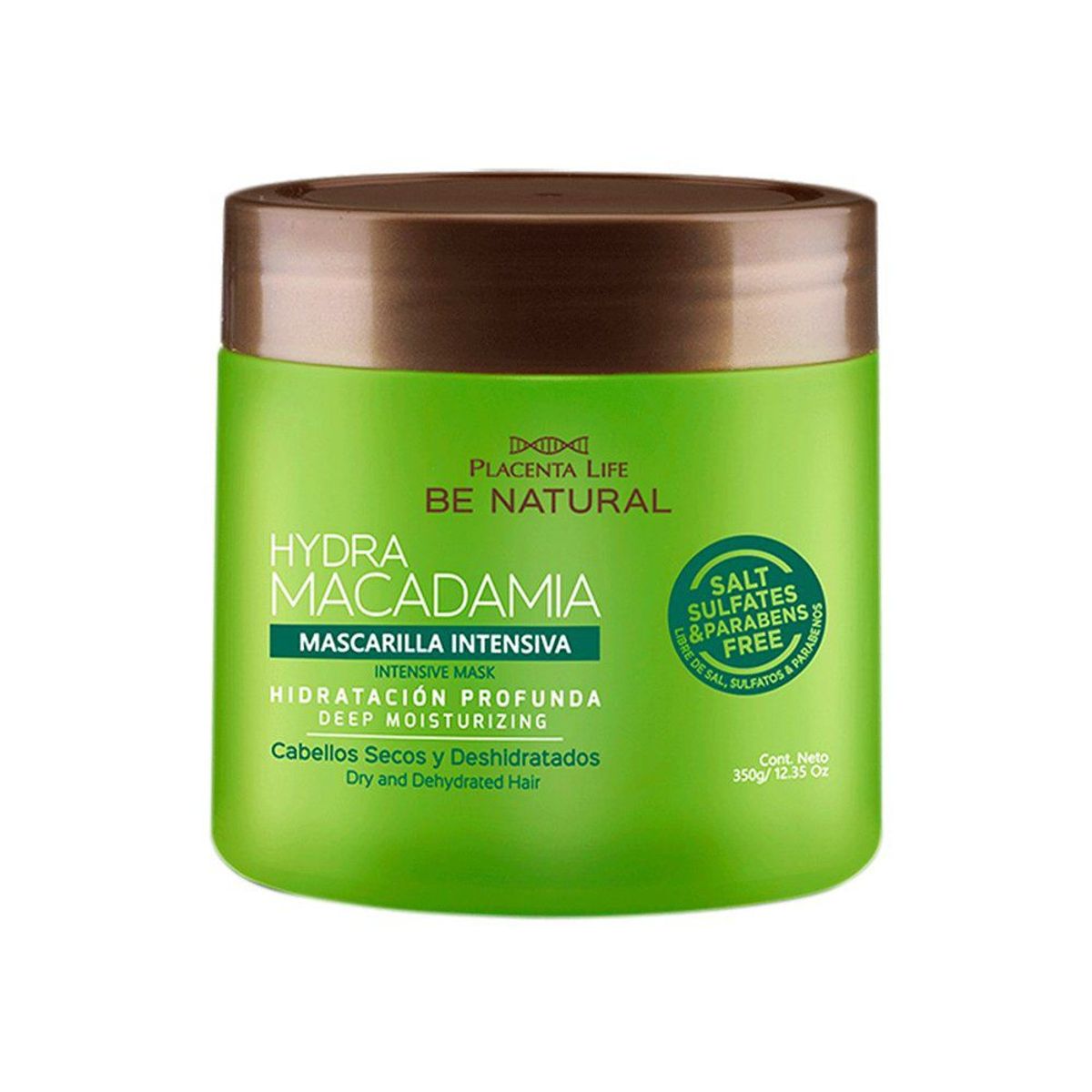 BE NATURAL - Mascarilla Be Natural Hydra Macadamia Envase 350 g