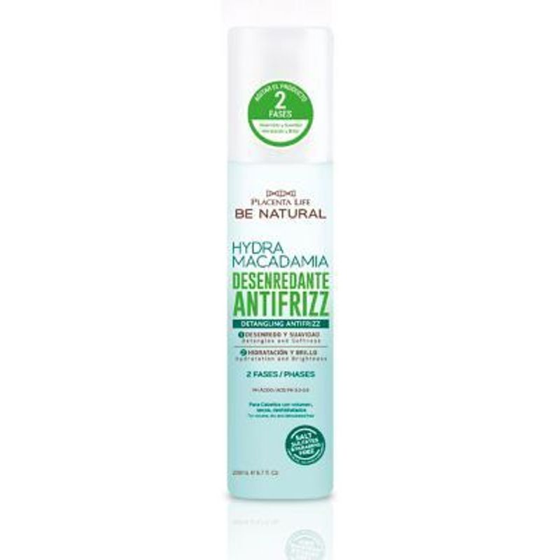 BE NATURAL - Desenredador Antifrizz 2F Hydra Macadamia 200mL