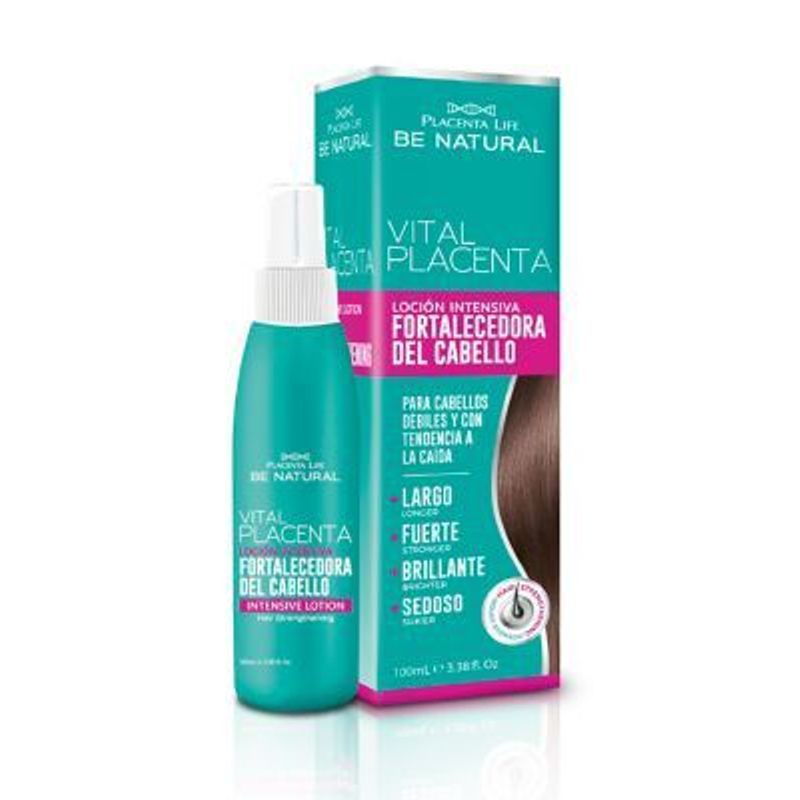 BE NATURAL - Loción Intensiva Be Natural Vital Placenta Fortalecedora Envase 100 mL