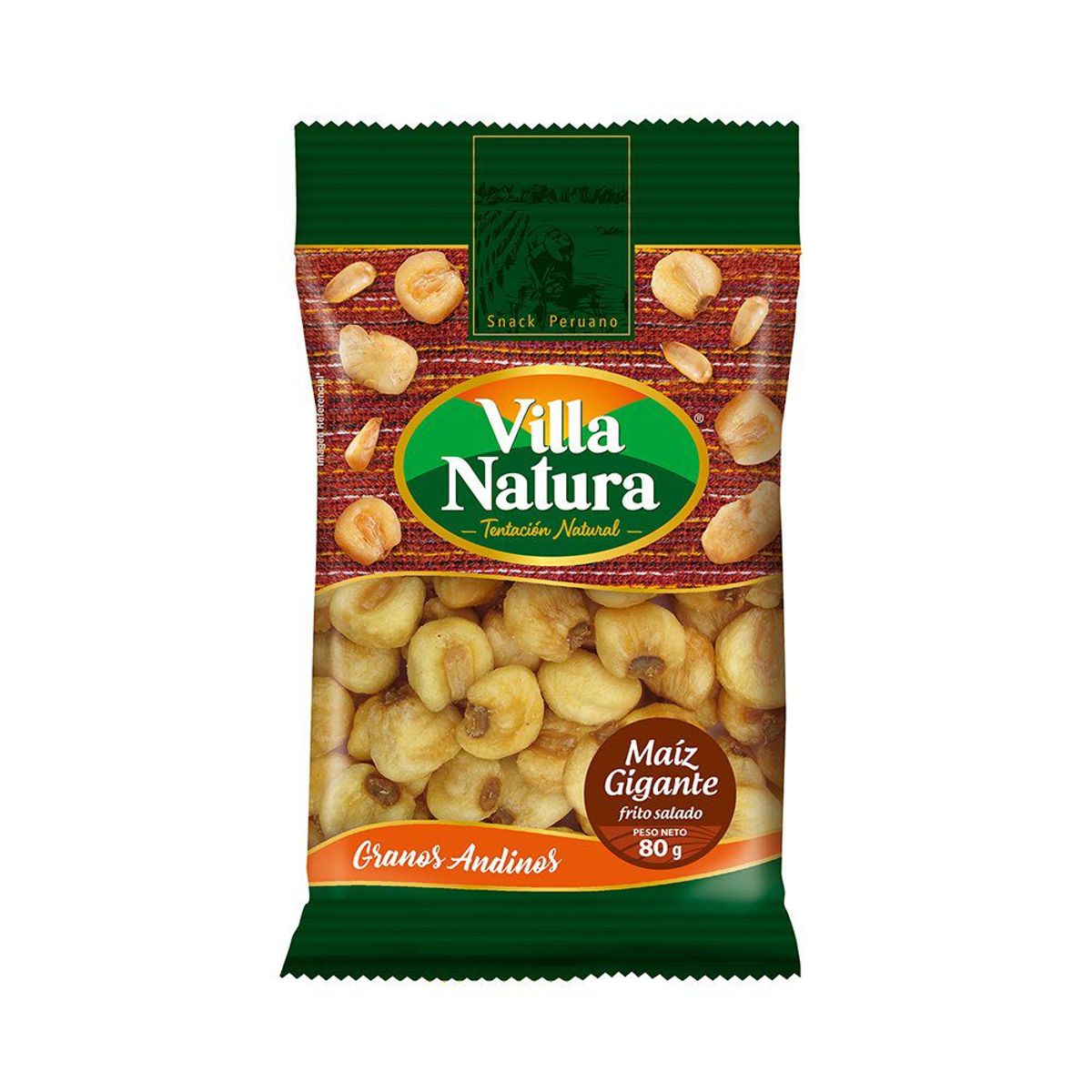 VILLA NATURA - Maíz Gigante Villa Natura Bolsa 80 g