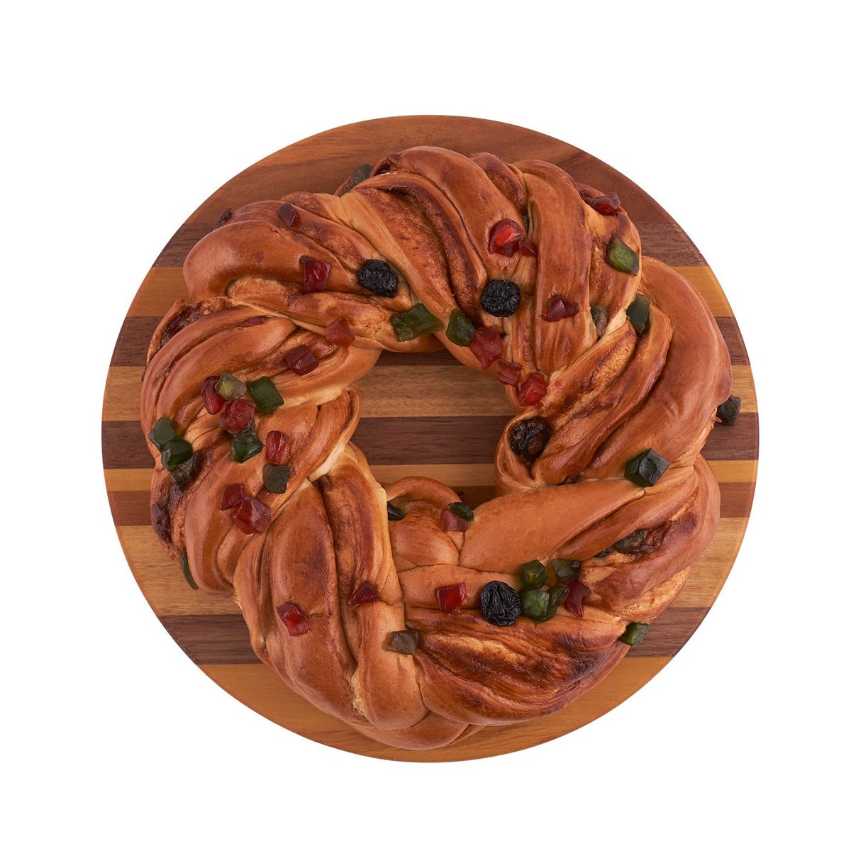 TOTTUS - Rosca con Manjar Frutas Confitadas y Pasas