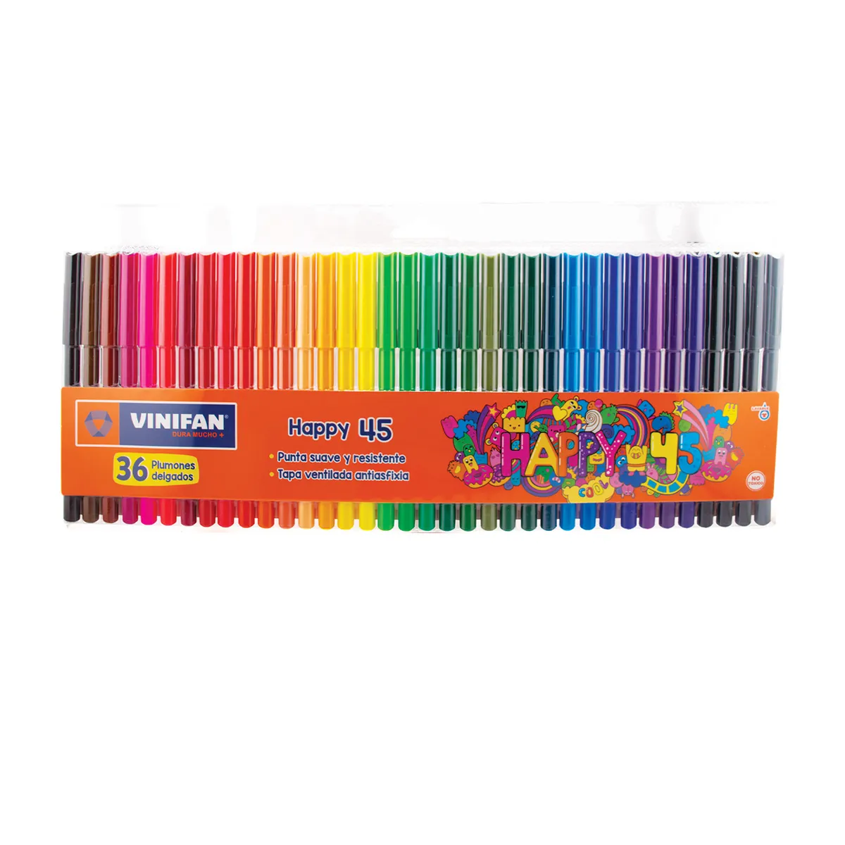 VINIFAN - Plumón Vinifan Happy 45 Estuche Und