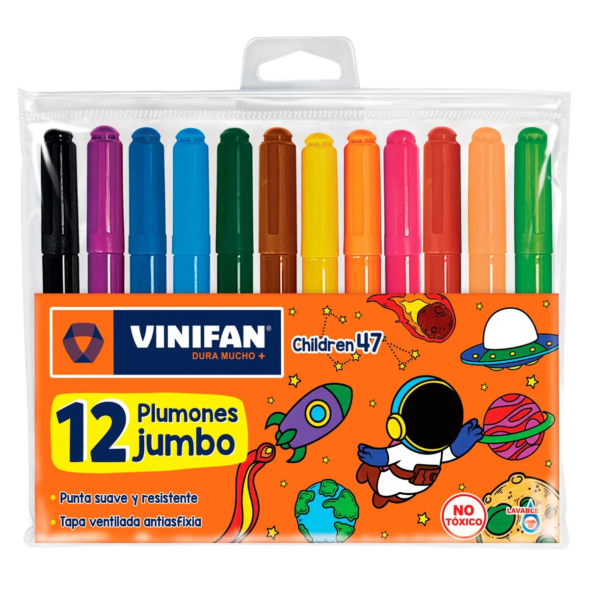 VINIFAN - Plumón Vinifan Children 47 Estuche 12 Und