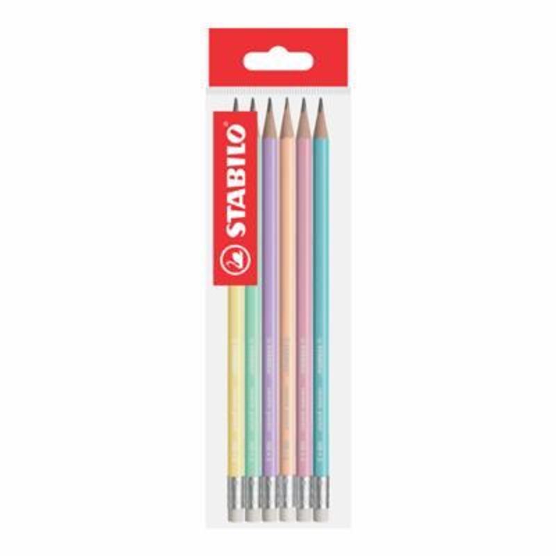STABILO - Lápiz Swano Pastel Stabilo X 6Un
