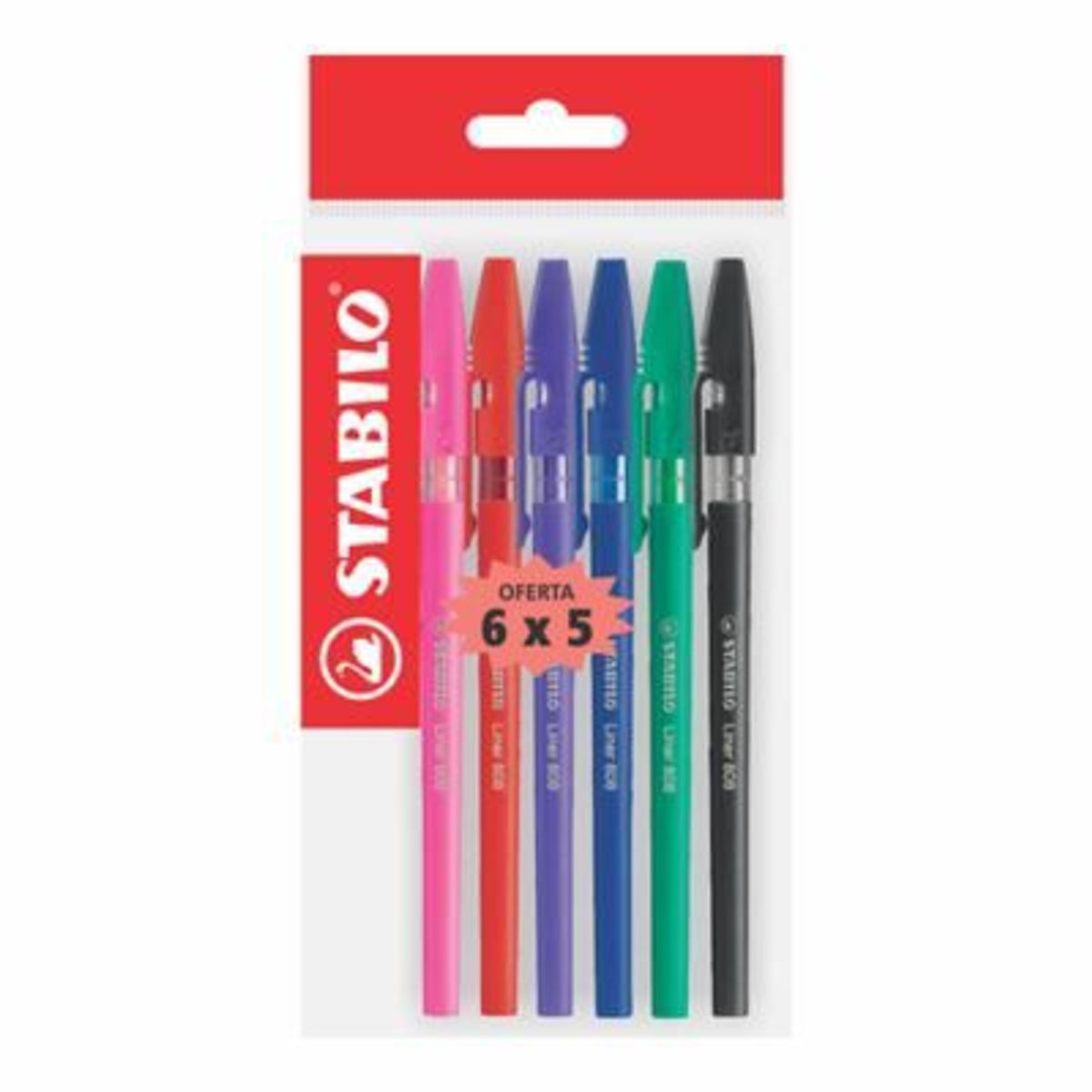 STABILO - Lapicero Stabilo Liner Empaque 6 Und