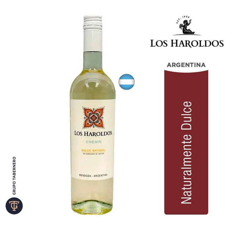 LOS HAROLDOS - Vino Los Haroldos Chenin Blanc Botella 750 mL