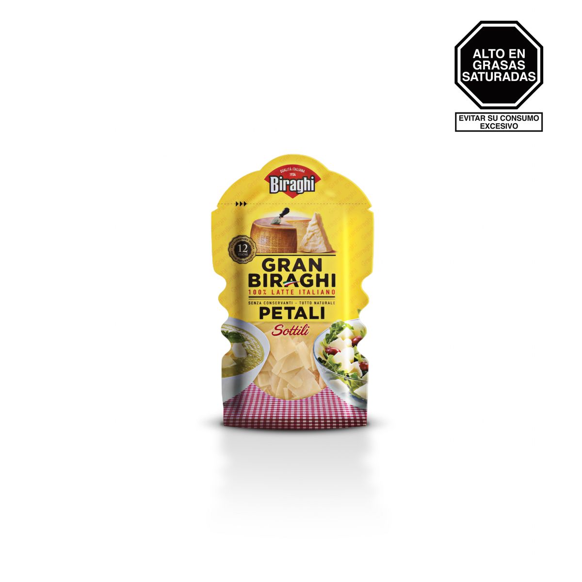 BIRAGHI - Queso Gran Biraghi en Pétalos Empaque 80 g