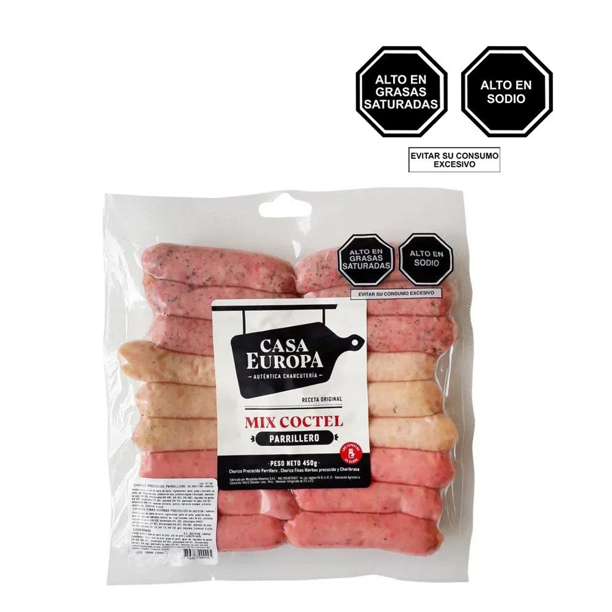 CASA EUROPA - Pack Mix Parrillero Cocktail Casa Europa Empaque 450 g