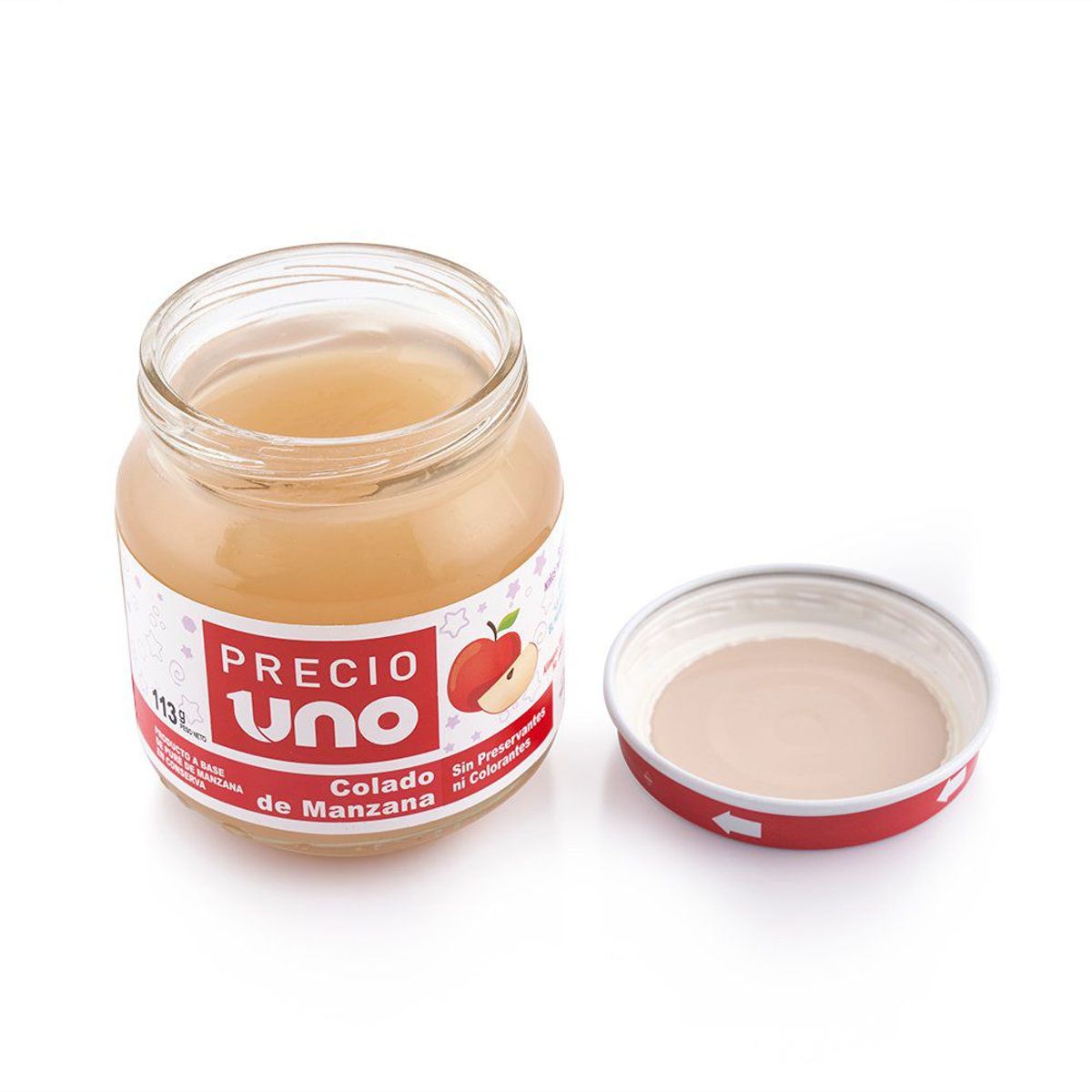 PRECIO UNO - Colado de Manzana Precio Uno Envase 113 g