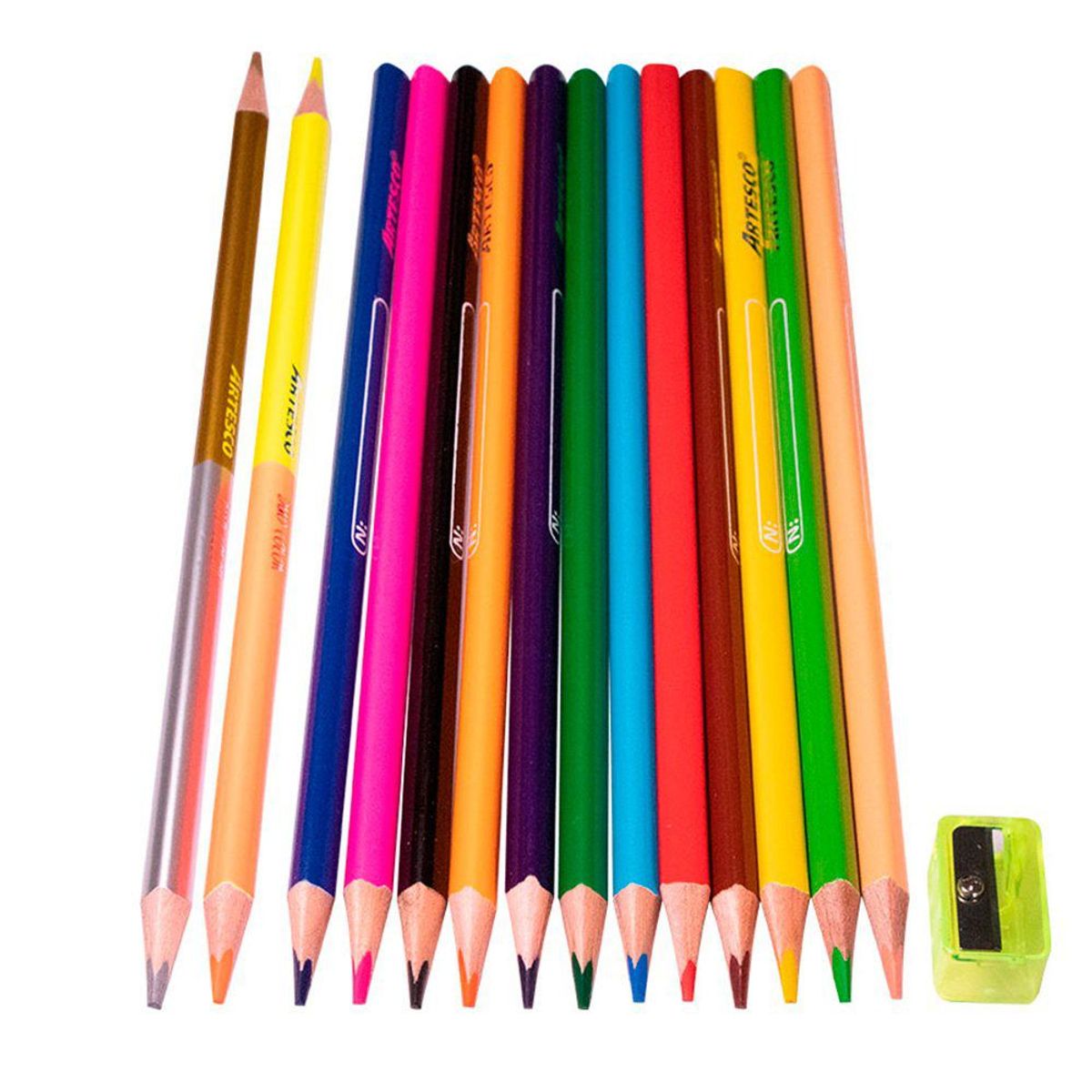 ARTESCO - Colores Artesco Triangulares Largos Empaque 16 Und