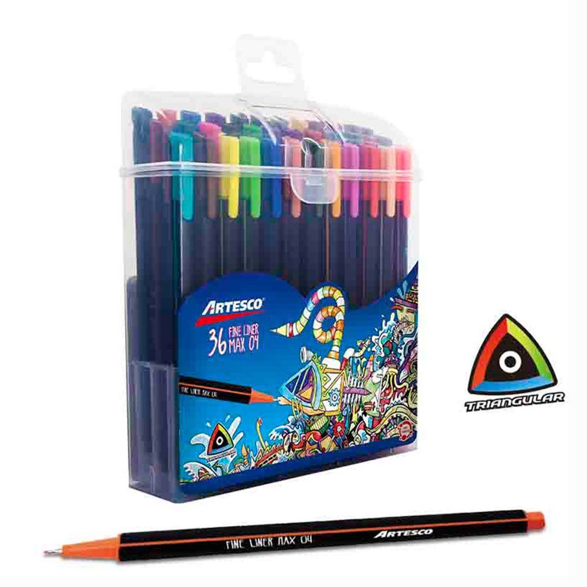 ARTESCO - Colores Artesco Triangulares Largos Empaque 36 Und