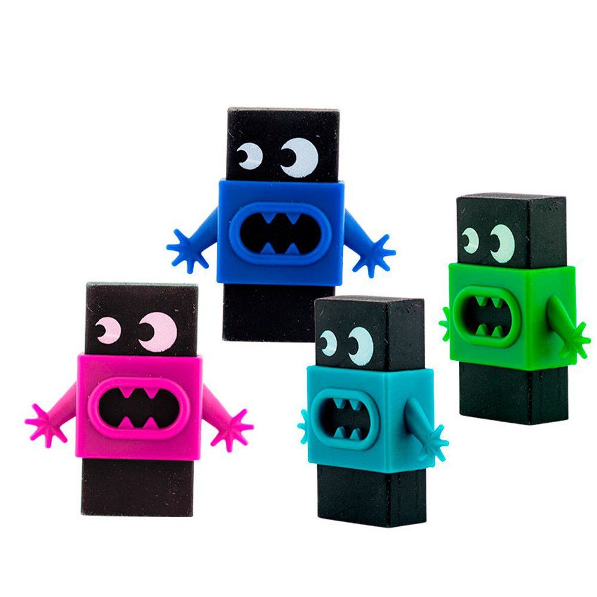 ARTESCO - Borrador Artesco Monster Color Negro