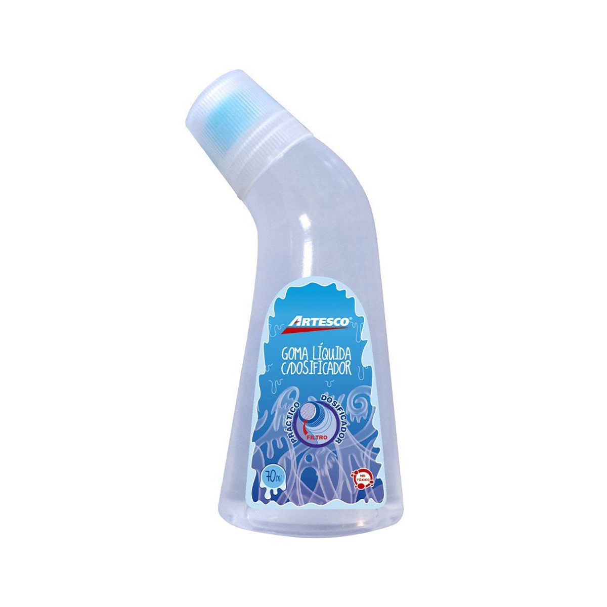 ARTESCO - Goma Líquida Artesco Transparente Con Dosificador Envase 70 mL