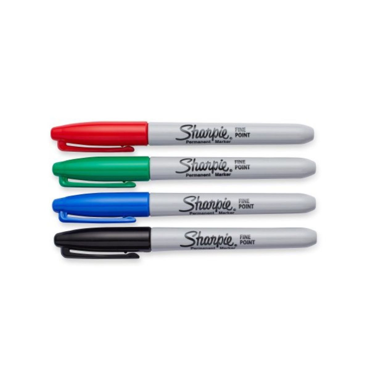 SHARPIE - Plumones Permanentes Sharpie Clásico Empaque 4 Und