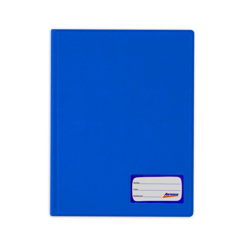 ARTESCO - Fólder Artesco Doble Tapa Oficio Color Azul