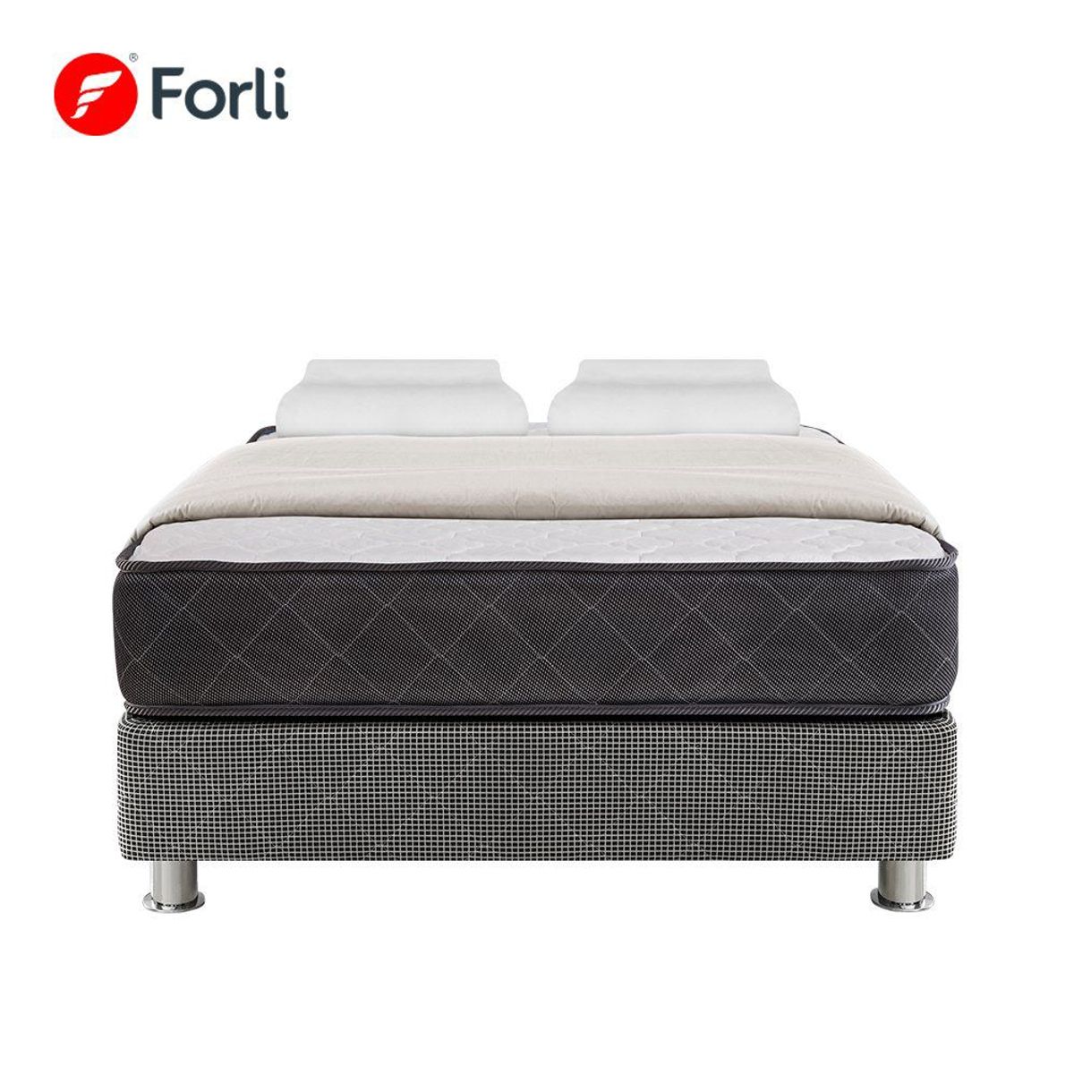 FORLI - Combo Cama Samay 2 Pz + Textil Perla