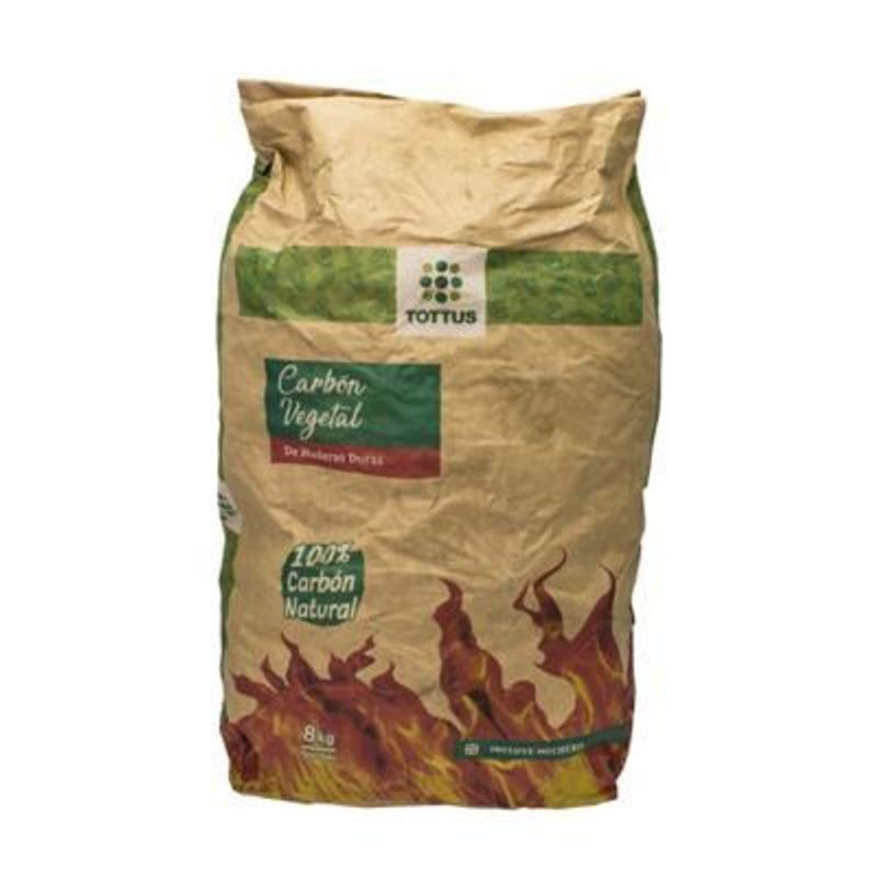 TOTTUS - Carbón Tottus Vegetal Bolsa 8 Kg