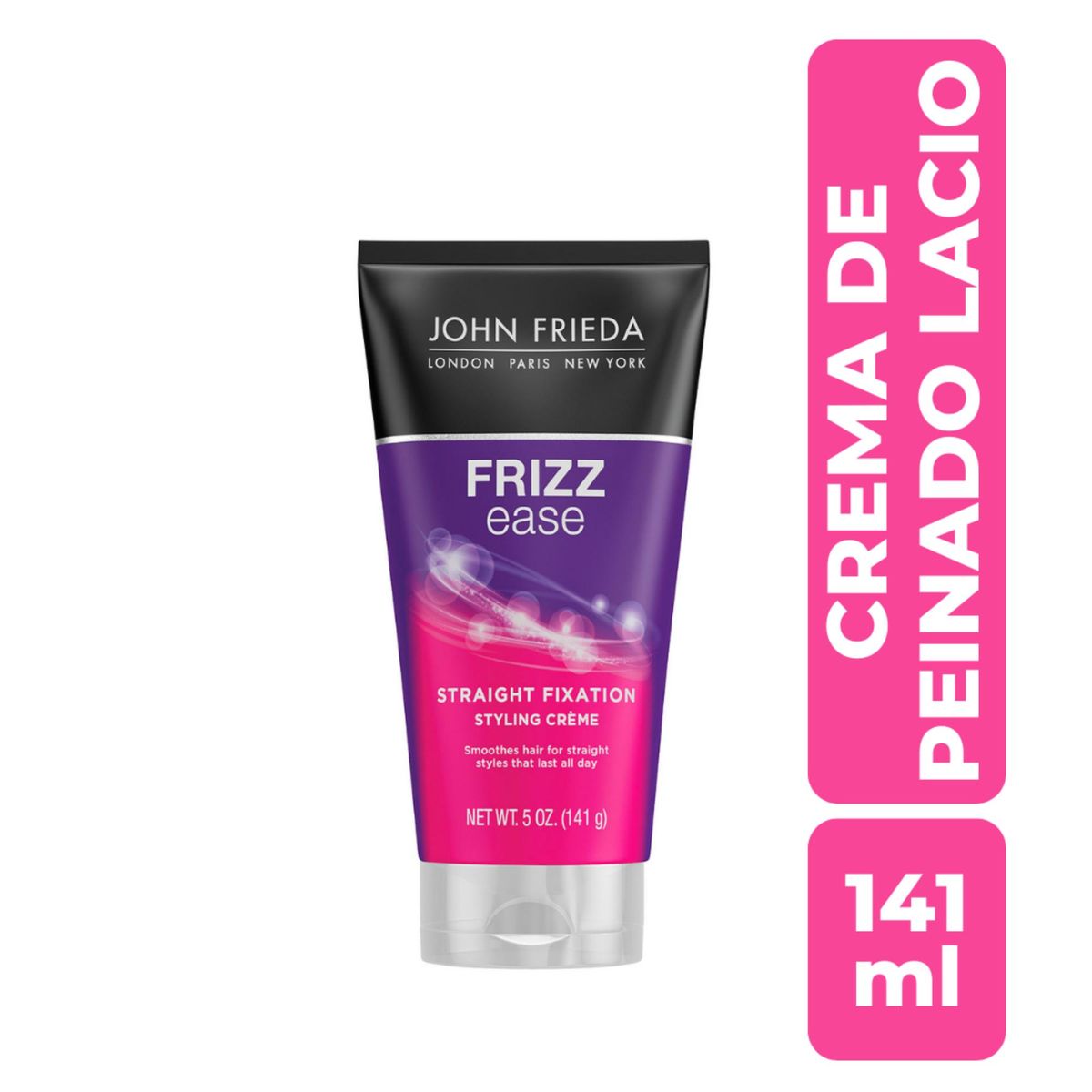 JOHN FRIEDA - Crema Para Peinar Frizz Ease Fijación Recta Envase 141 g
