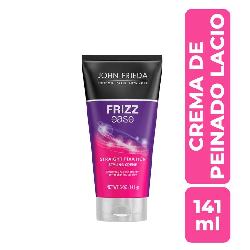JOHN FRIEDA - Crema Peinadora John Frieda Frizz Ease Fijación Recta Envase 141 g