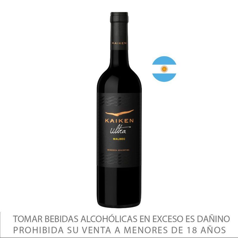 KAIKEN - Vino Tinto Kaiken Ultra Malbec Botella 750 mL