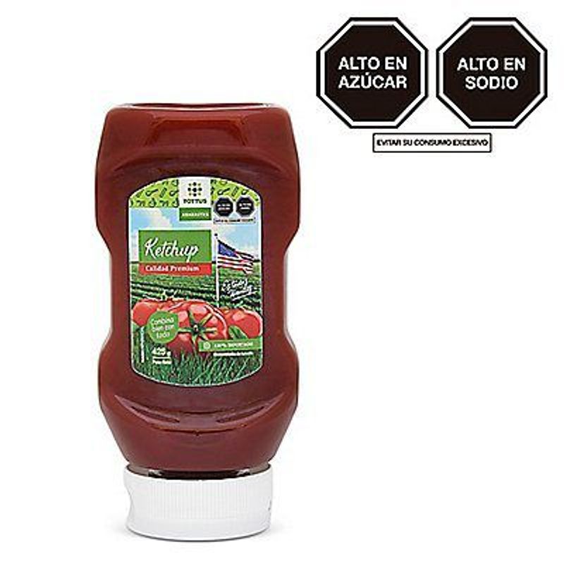 TOTTUS - Ketchup Americano Tottus Envase 425 g