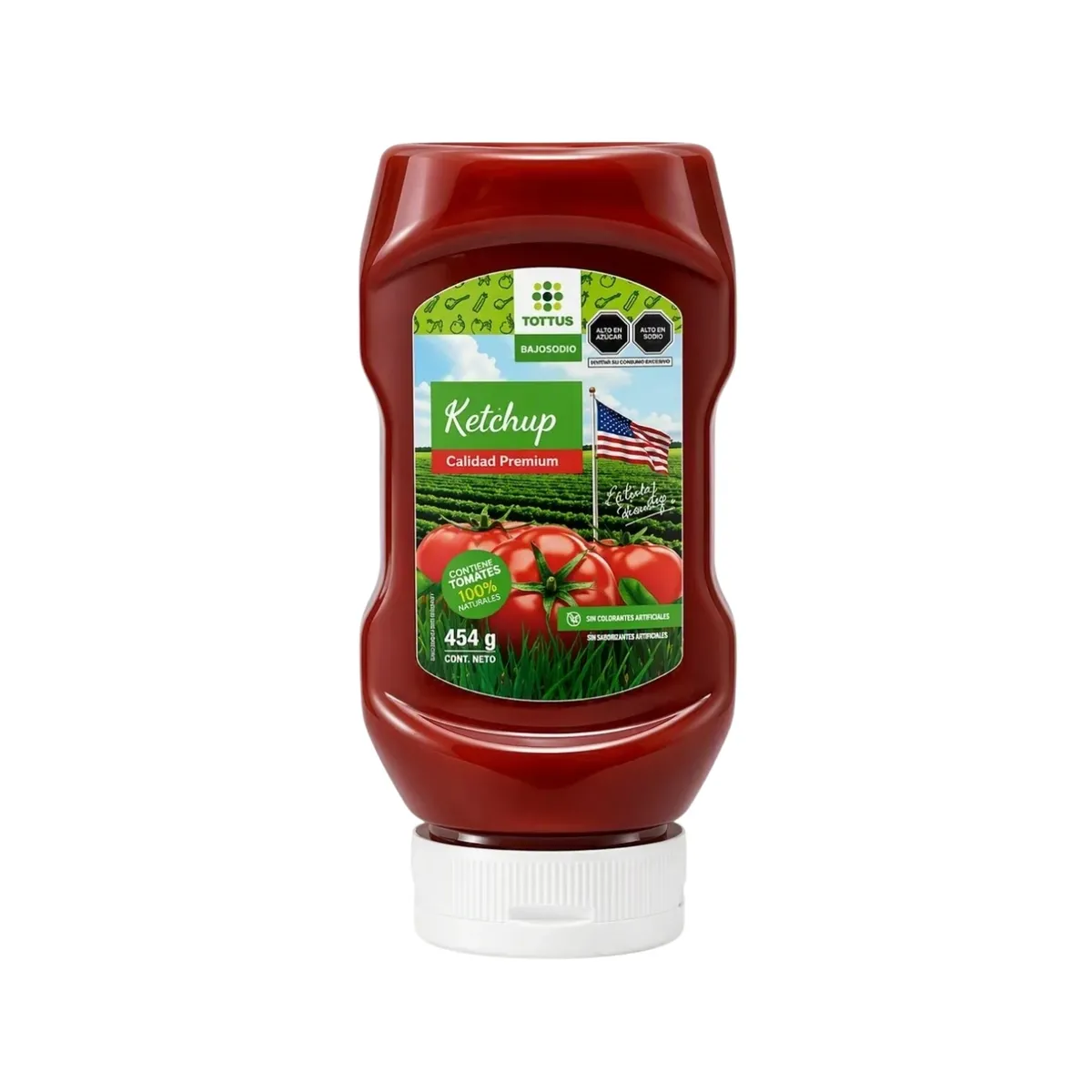 TOTTUS - Ketchup Americano Tottus Envase 425 g