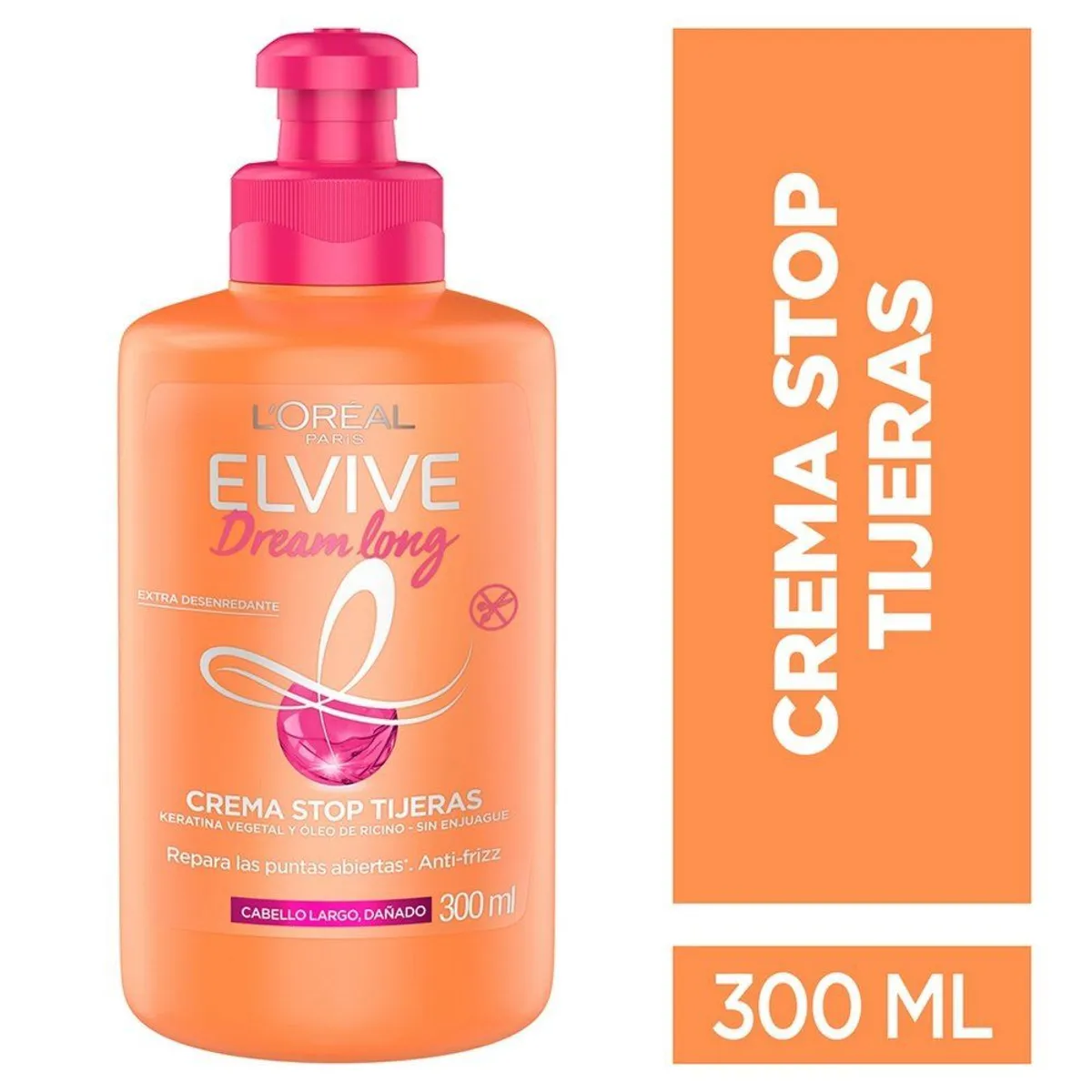 ELVIVE - Crema para Peinar Elvive Dream Long Stop Tijeras Envase 300 mL