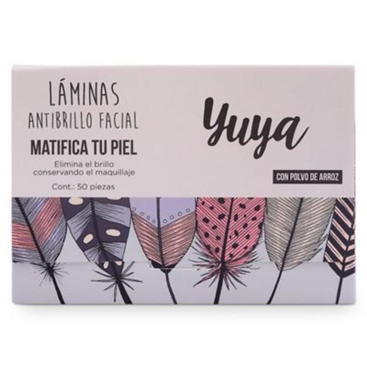 YUYA - Láminas Anti Brillo Facial Yuya Envase 50 Und