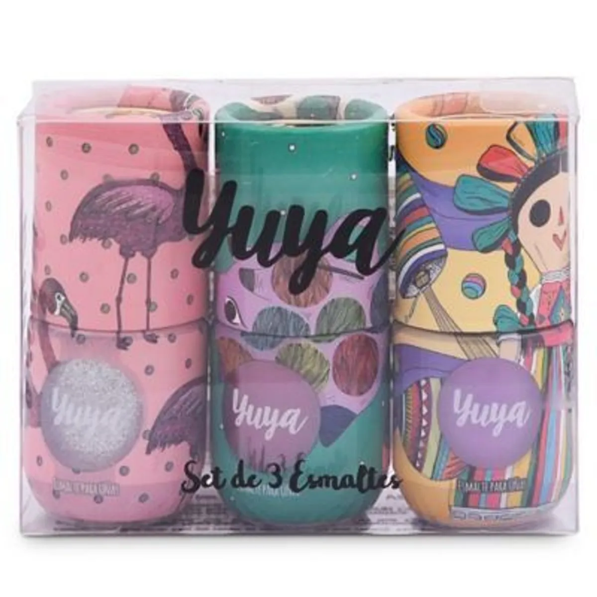 YUYA - Set de Esmaltes Yuya Pack 3 Und