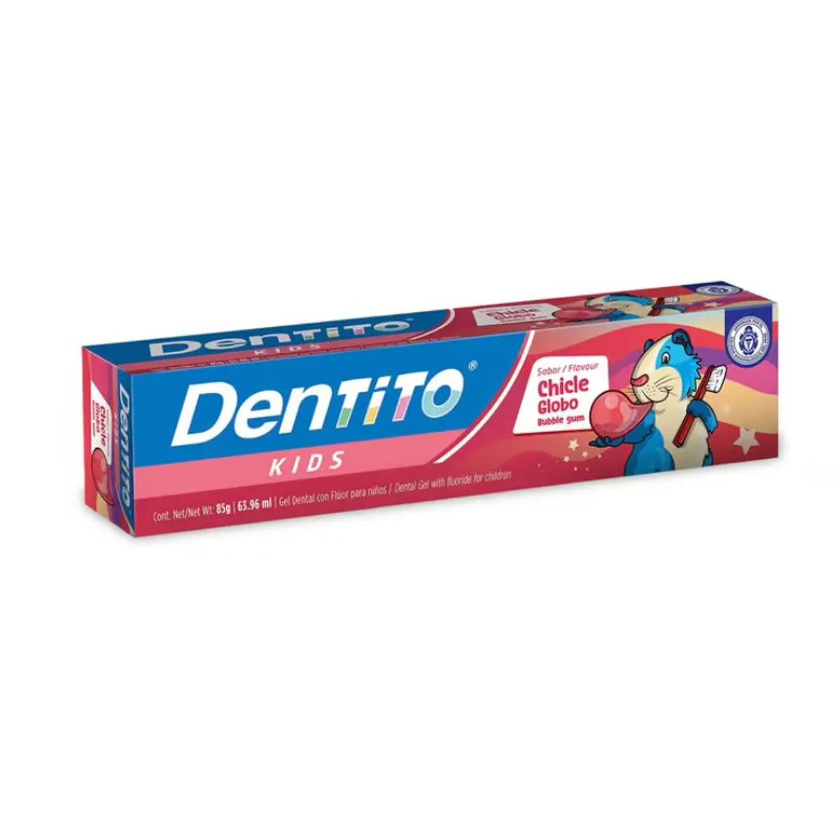 DENTITO - Pasta Dental Dento Kids Chicle Globo Envase 85 g