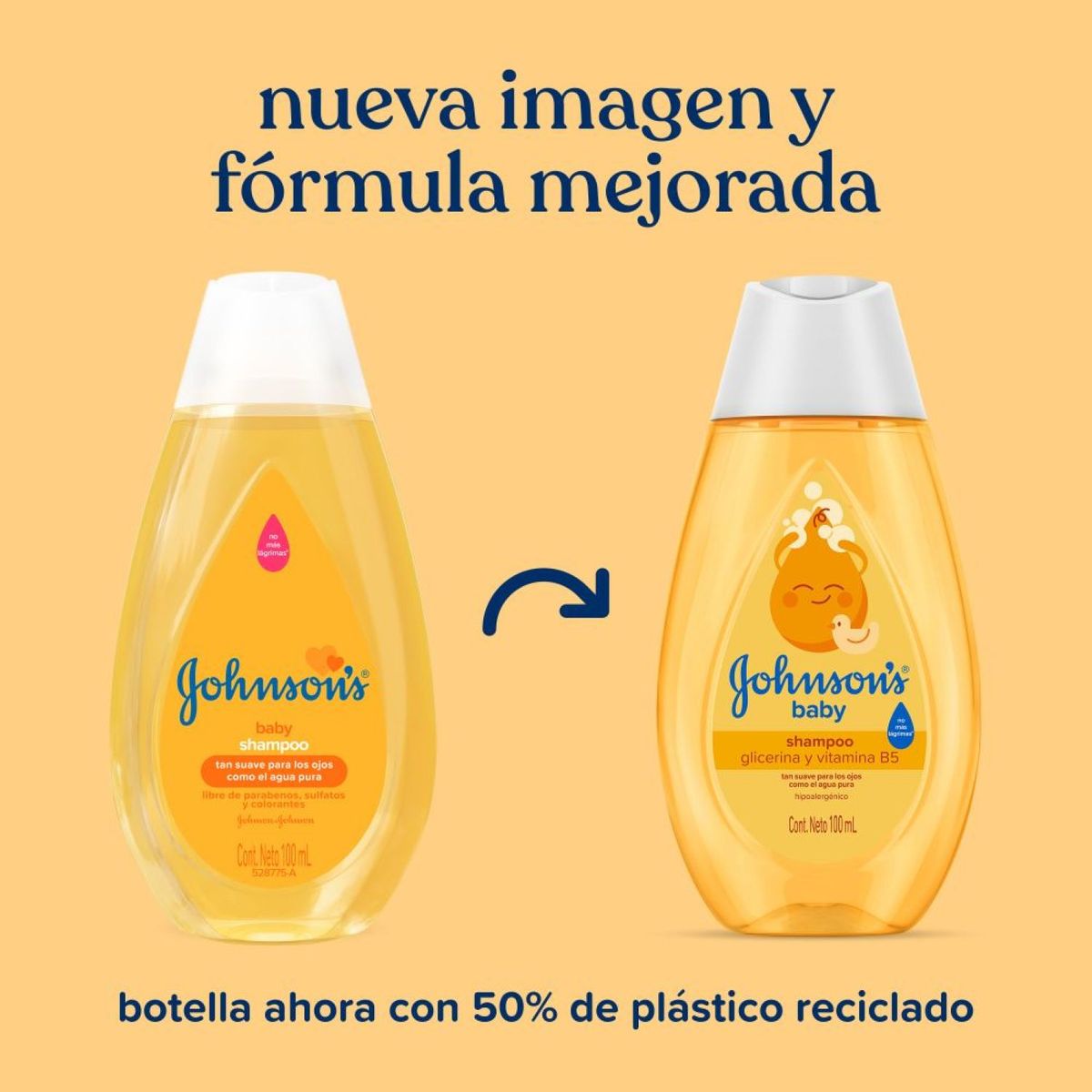  - Shampoo Johnson's Baby Original Envase 100 mL