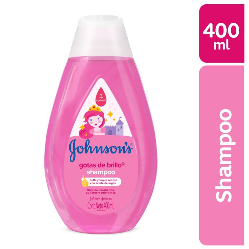 JOHNSONS BABY - Shampoo Johnsons Baby Gotas De Brillo Botella 400 mL