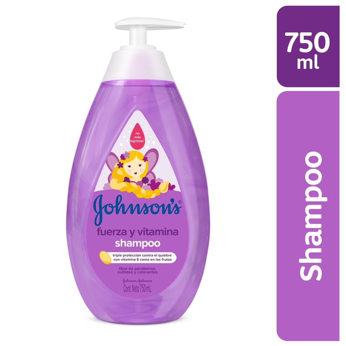 JOHNSONS BABY - Shampoo Johnsons Baby Fuerza Vitamina Botella 750 mL