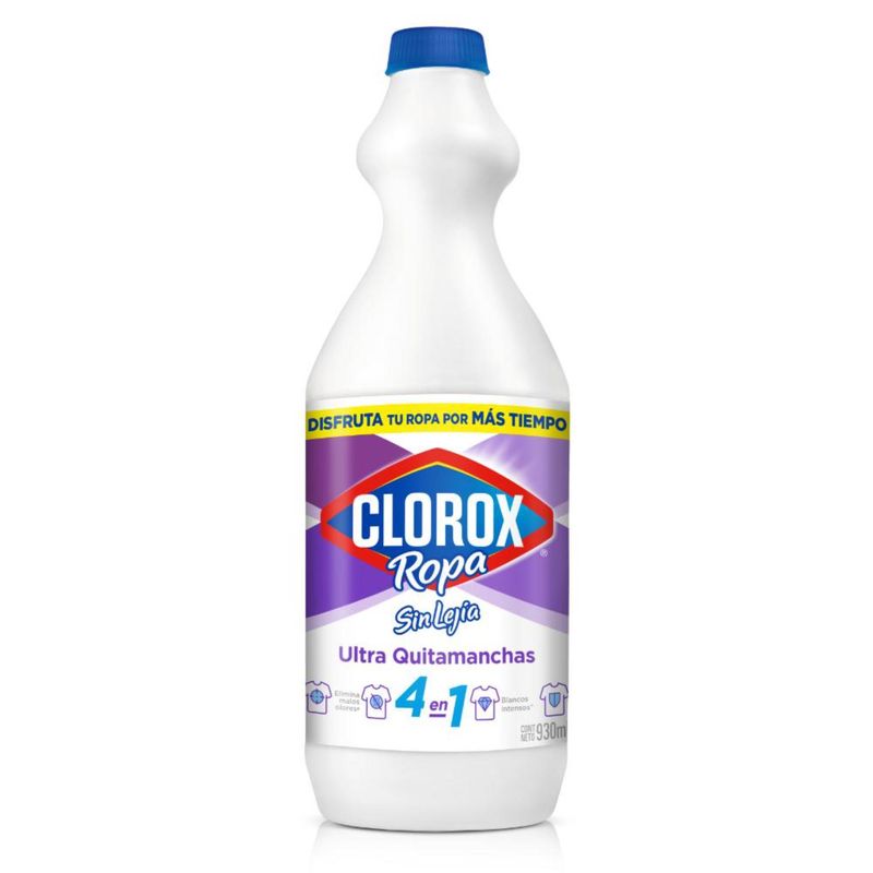 CLOROX - Quitamanchas Clorox Ropa Blanco Supremo Botella 930 ml