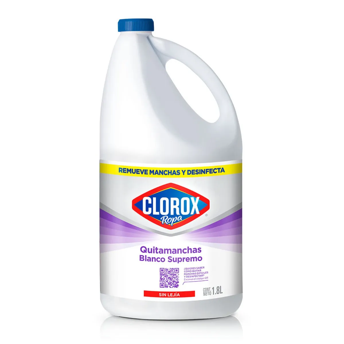 CLOROX - Quitamanchas Líquido Clorox Ropa Blanca Botella 1.8 L