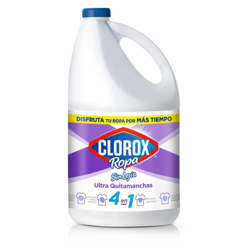 CLOROX - Quitamanchas Clorox Ropa Blanco Supremo Botella 3.78 L