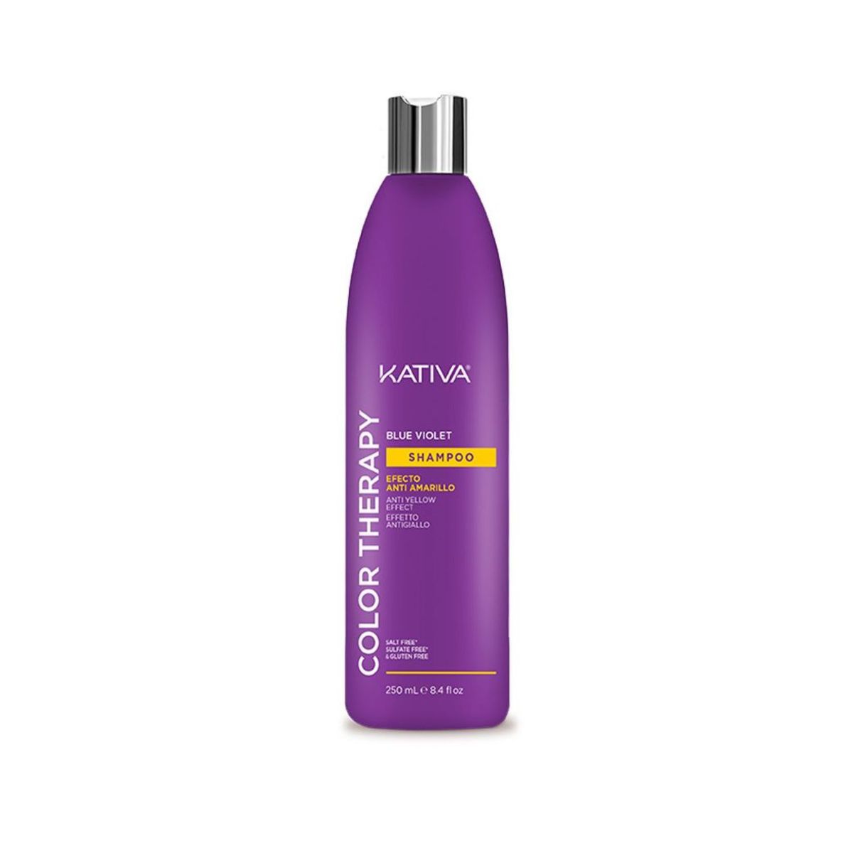 KATIVA - Shampoo Kativa Color Therapy Blue Violet Botella 250 mL