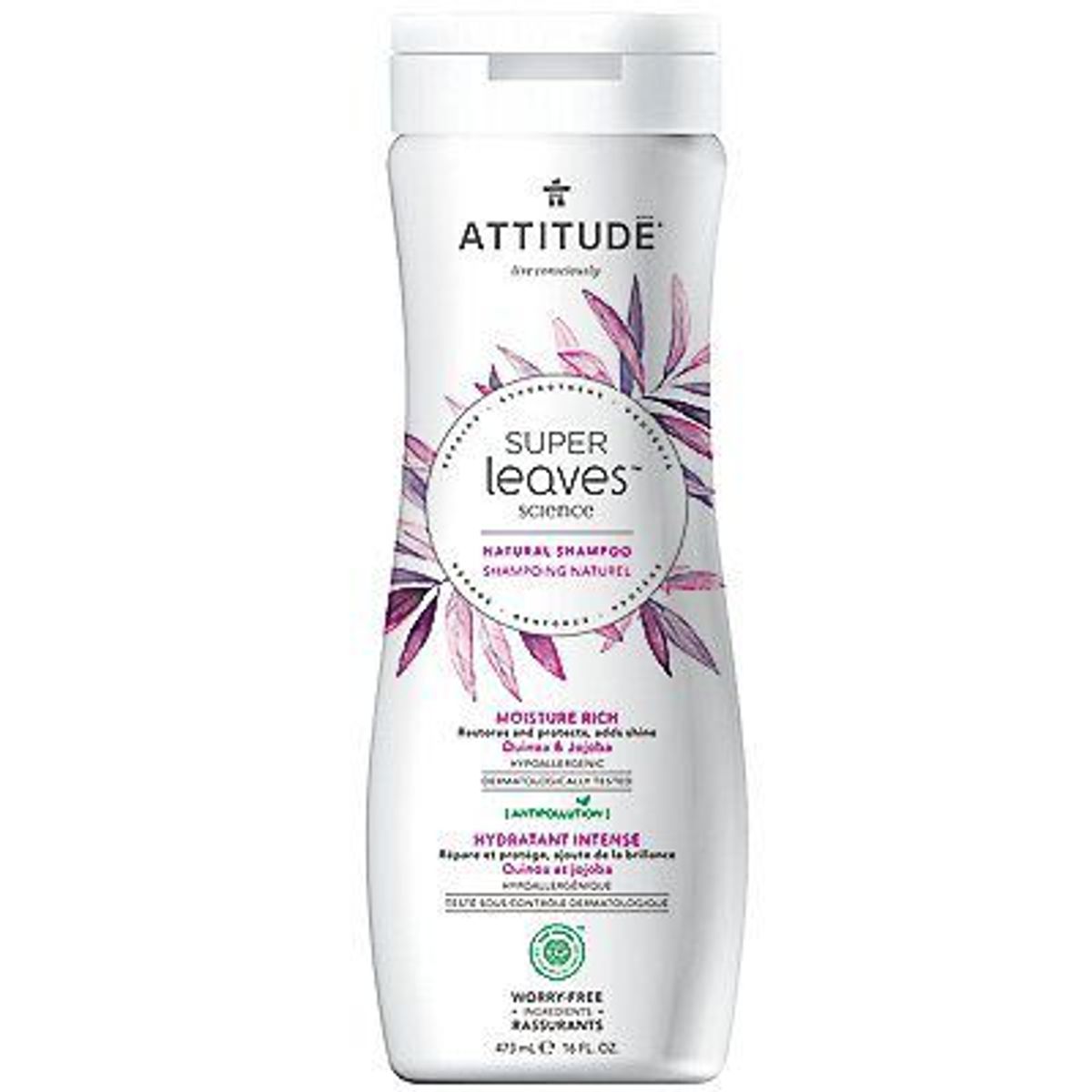 ATTITUDE - Shampoo Attitude Hidratación Intensa Envase 473 mL
