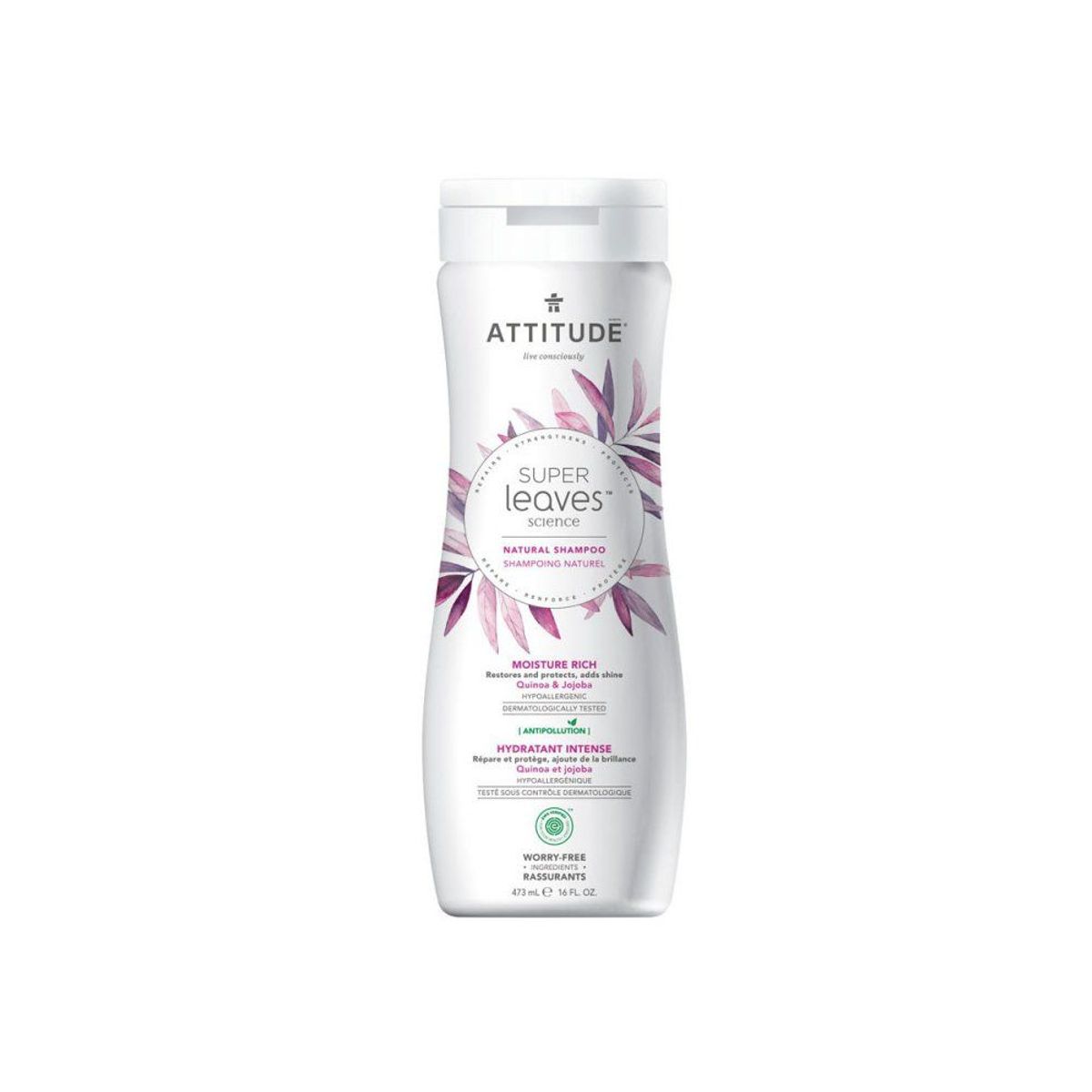ATTITUDE - Shampoo Attitude Hidratación Intensa Envase 473 mL