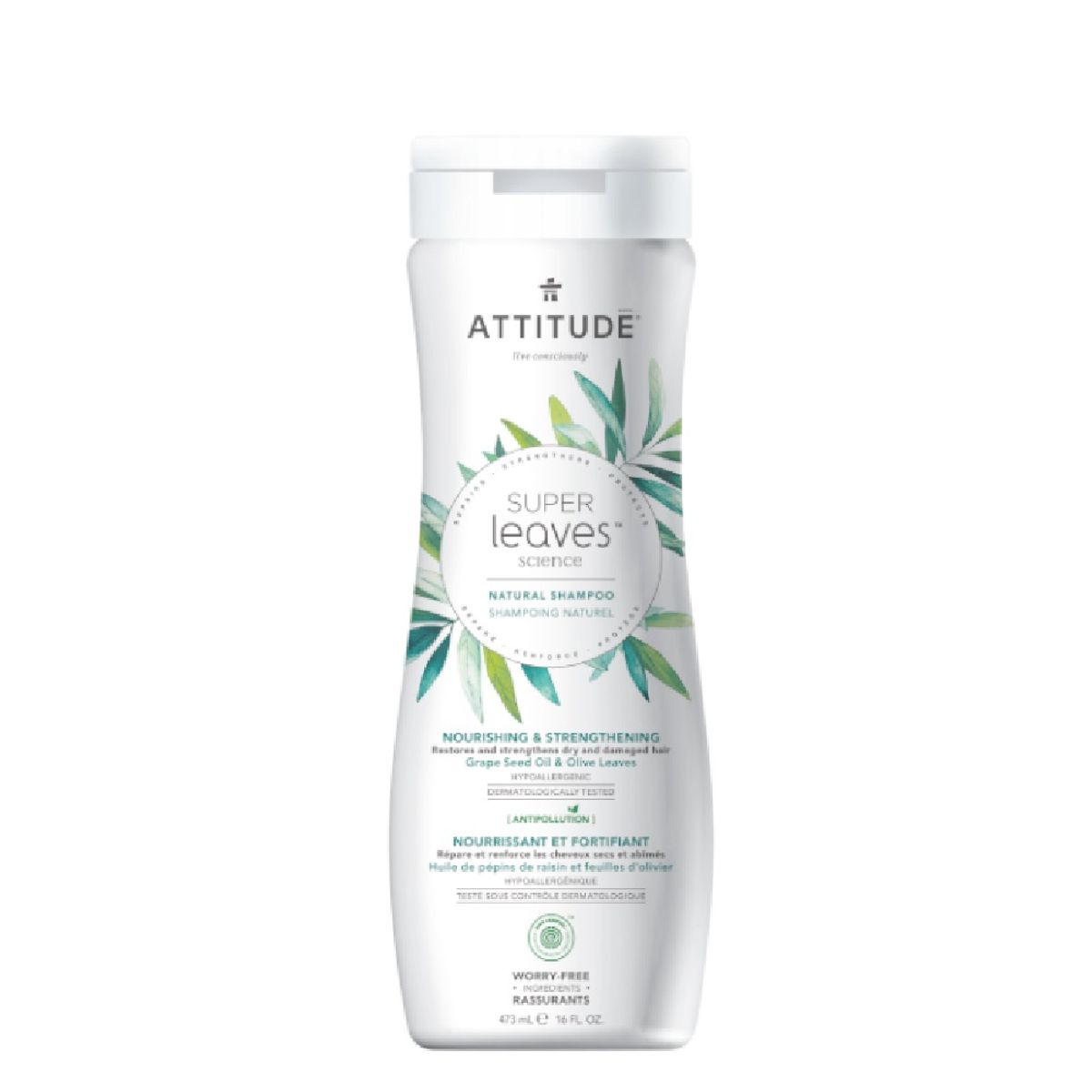 ATTITUDE - Shampoo Attitude Nutre y Fortalece Envase 473 mL