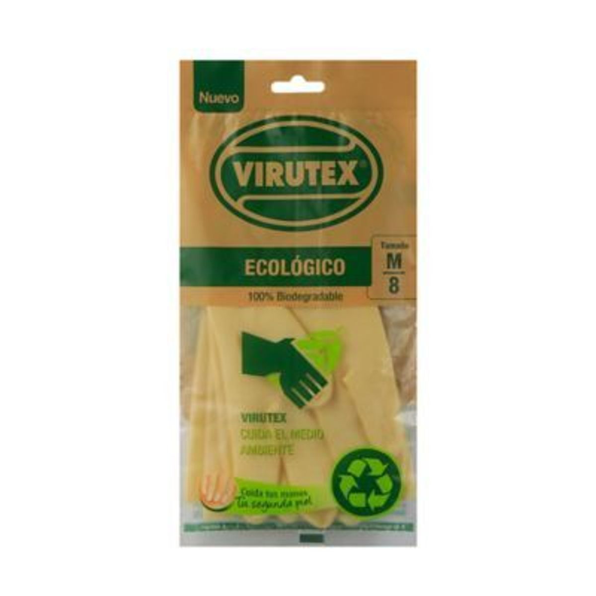 VIRUTEX - Guante Biodegradable Virutex Talla M
