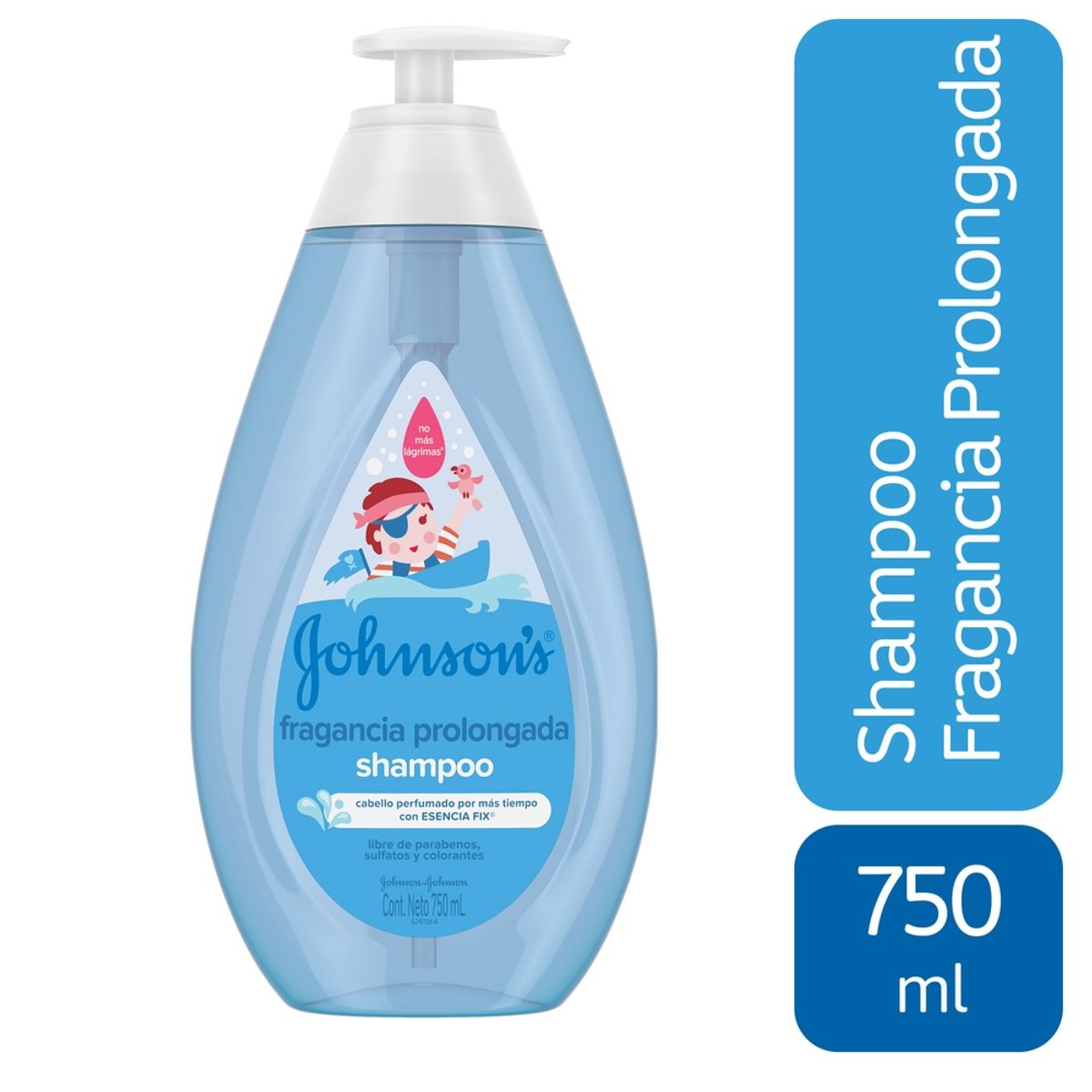 JOHNSONS BABY - Shampoo Johnsons Baby Fragancia Prolongada Botella 750 mL