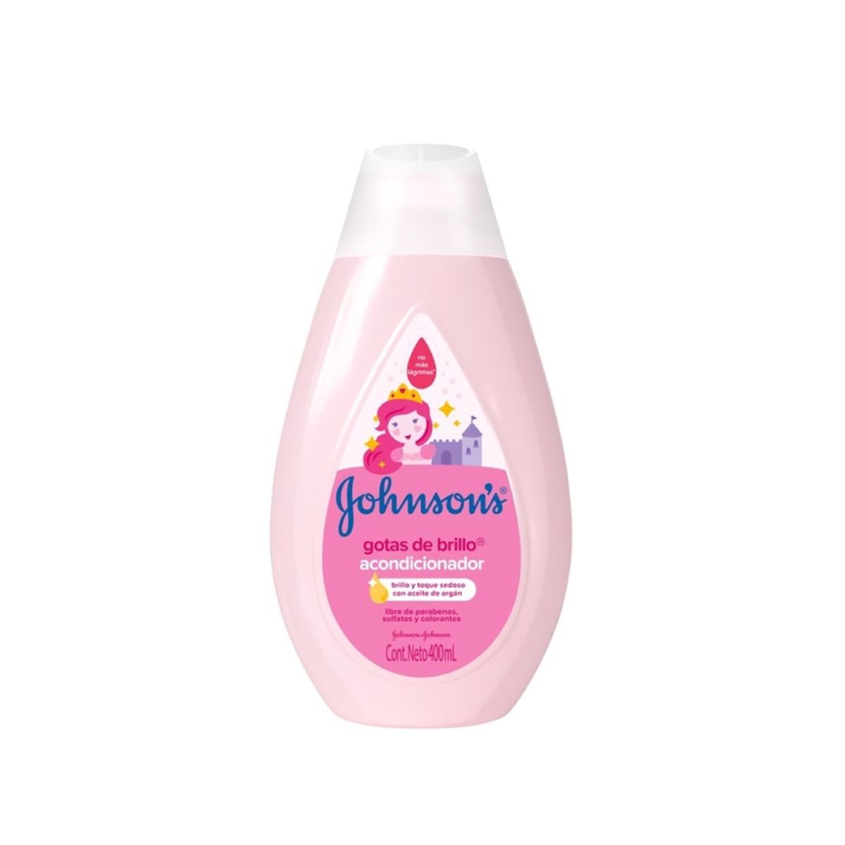 JOHNSONS BABY - Acondicionador Johnsons Gotas de Brillo Botella 400 mL