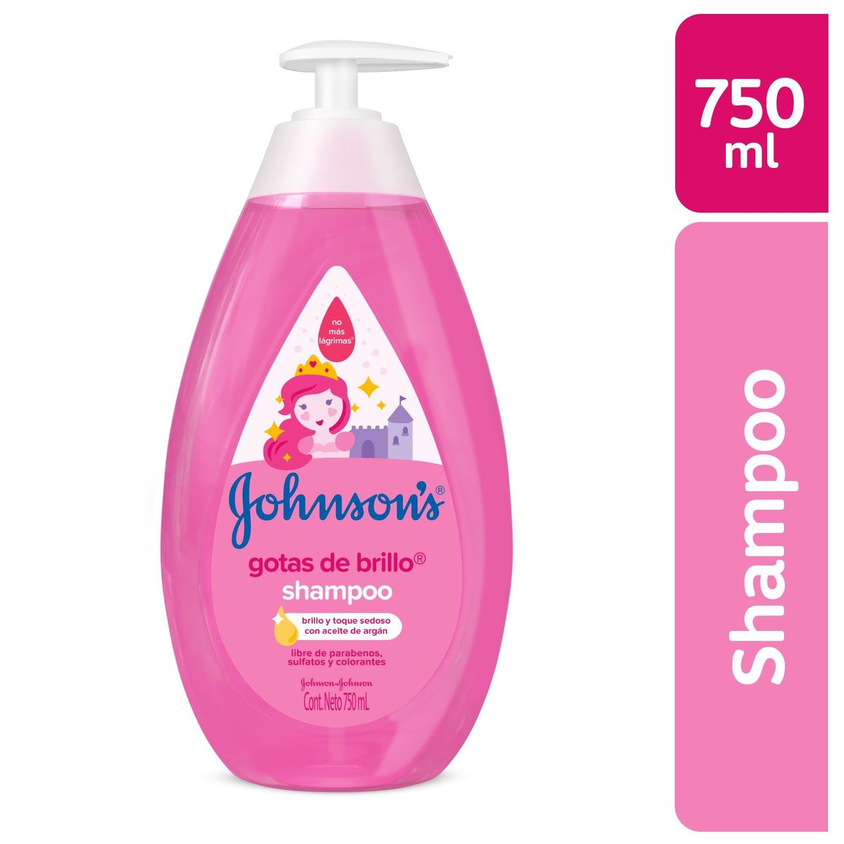 JOHNSONS BABY - Shampoo Johnsons Baby Gotas De Brillo Botella 750 mL