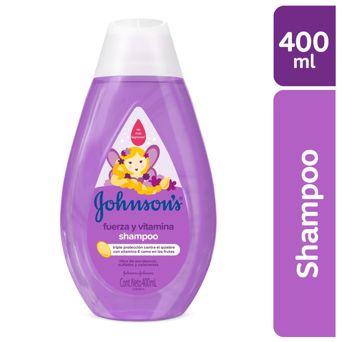 JOHNSONS BABY - Shampoo Johnsons Baby Fuerza Vitamina Botella 400 mL