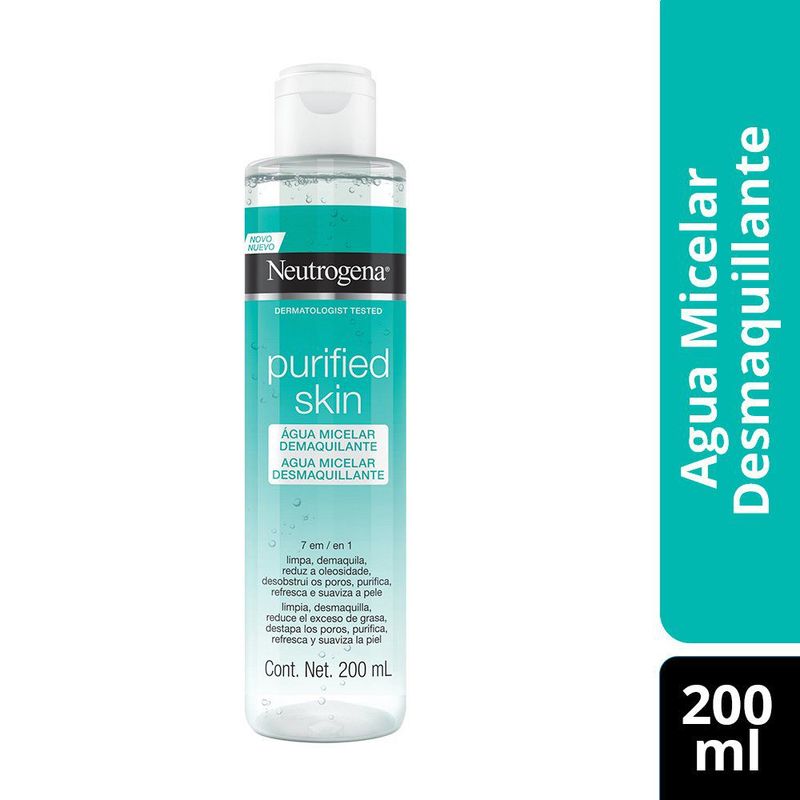 NEUTROGENA - Agua Micelar Neutrogena 7 En 1 Purified Skin Envase 200 mL