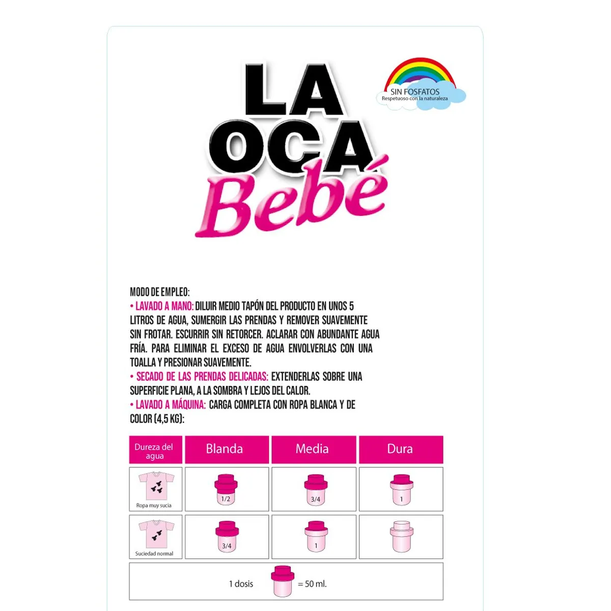 LA OCA - Detergente La Oca Líquido Bebé Envase 5 L