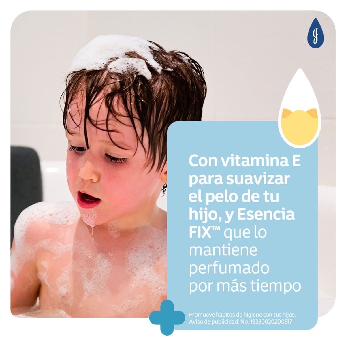 JOHNSONS BABY - Shampoo Bebé Johnsons Fragancia Prolongada Botella 400 mL