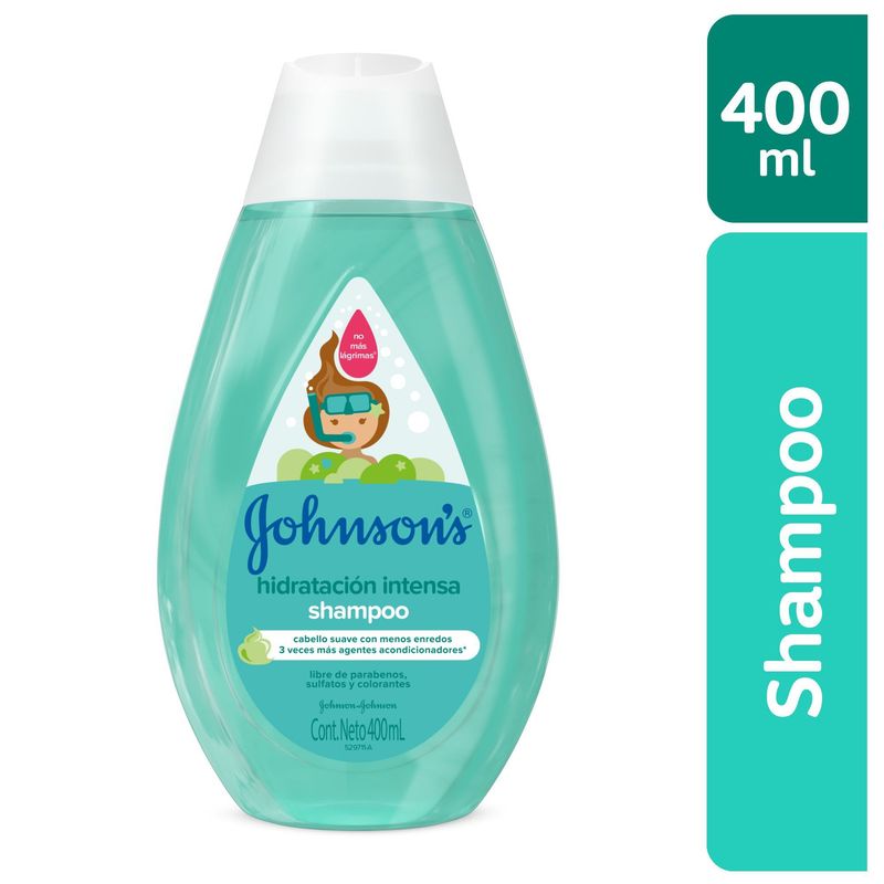 JOHNSONS BABY - Shampoo Bebé Johnsons Hidratación Intensa Botella 400 mL